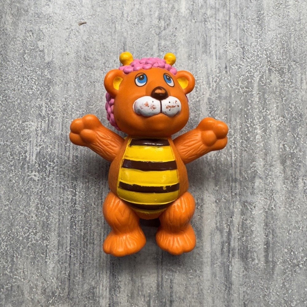 Disney Wuzzles Bumblelion 4" Poseable Figure Vintage Lion Bumble Bee 1985